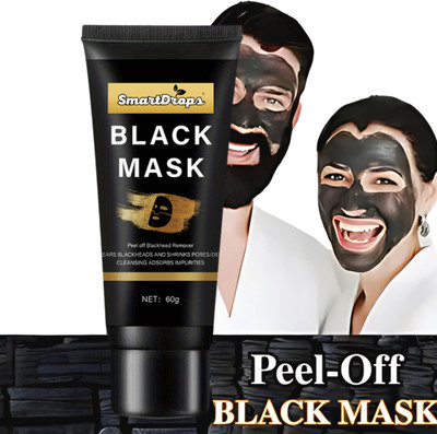 smartdrops Charcoal Peel‑Off Face Mask Cream – Anti‑Marks & Pigmentation | Face Mask(60 g)