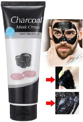EVERERIN Charcoal Peel Off Face Mask for Deep Cleansing and Blackhead Removal(130 g)