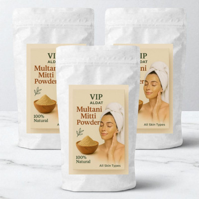 VIP ALDAT Multani Mitti Natural Herbal Glow & Brightening Skin Purity Secret Formula(450 g)