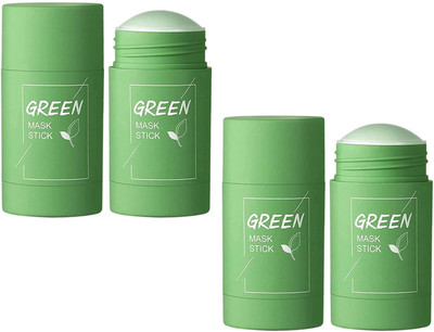 Emijun Green Mask Stick Blackhead Remover with Green Tea Extract & Deep Pore Cleansing(80 g)
