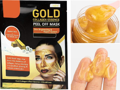 Sheny Gold face pack Anti-Aging,Blackhead Remover for Deep Cleansing Reduces ( GOLD )(25 ml)