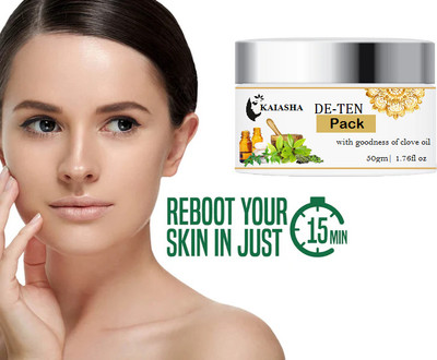 KAIASHA Clove Oil De Tan pack for Face & Body(50 g)