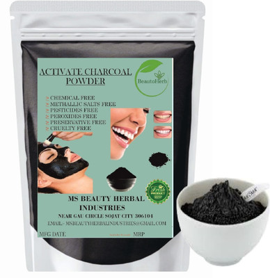 Beautoherb pure Natural Charcoal Powder for face pack new face pack(400 g)