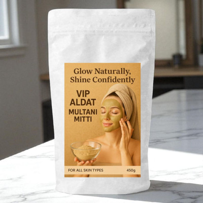 VIP ALDAT Pure Multani Mitti Powder for Pimple Free Glow(450 g)