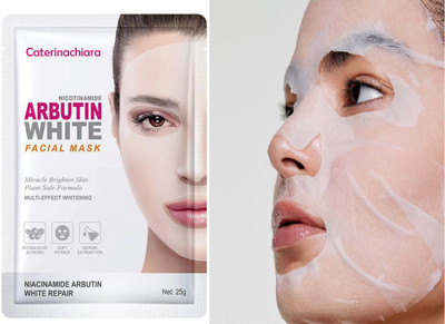 CATERINACHIARA Ginseng rejuvenating facial sheetmask face mask..(25 ml)