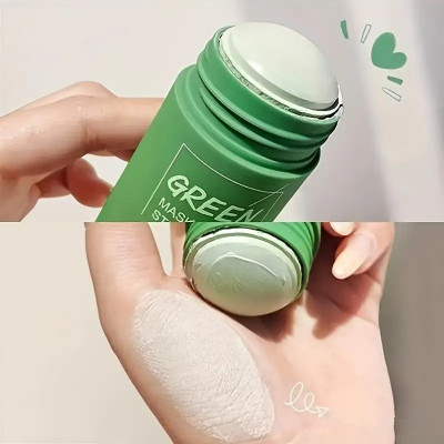 manasona Green Tea Stick Mask Anti Acne Cleaning Solid Mask Stick For Face(40 g)