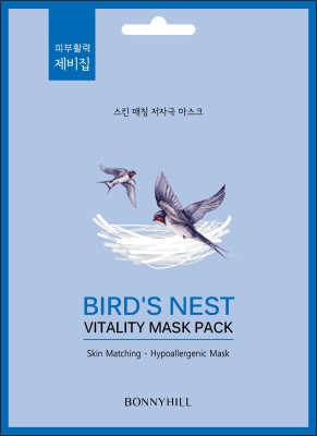 Bonnyhill Birds Nest Vitality Hypoallergenic Mask(Pack of 10)(250 ml)