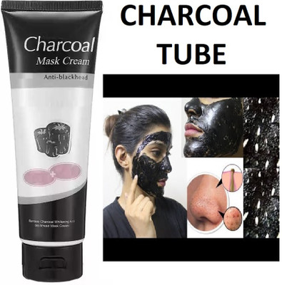 JANOST Activated Charcoal Peel off Mask For Men Enriched With Vitamin-E(130 ml)