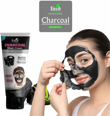 Yash Herbal Bamboo Charcoal Peel Off Mask, Oil Control, Remove Blackhead, Skin Brightening(130 ml)