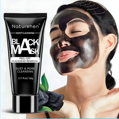 NATUREHEN Anti Dust & Pollution Deep cleansing bamboo charcoal Peel off mask Men 100g(100 g)