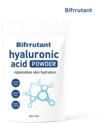 BIFRRUTANT Hyaluronic Acid Powder Anti Wrinkle Glow Pack(50 g)