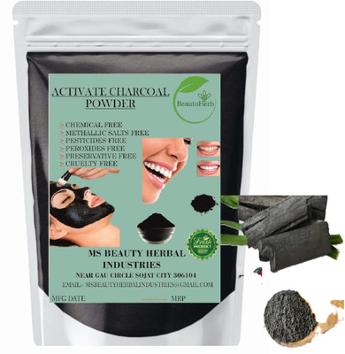 Beautoherb Natural Charcoal Powder for face pack soft skin(500 g)