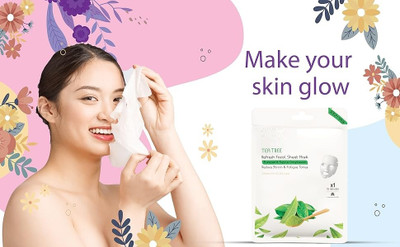 tanvi27 Tea Tree Face Sheet Mask With Serum For Women and Men(20 g)