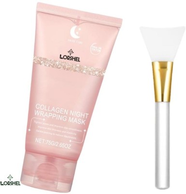 LORSHEL Get Radiant Skin with Collagen Night Mask and Say Goodbye to Fine Lines(75 ml)