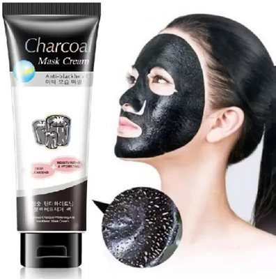 GABBU Charcoal Peel Off Face Mask for Deep Cleansing and Blackhead Removal(120 ml)