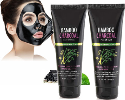 YAWI pack of 2 Best Charcoal Face Mask cream for women(260 g)
