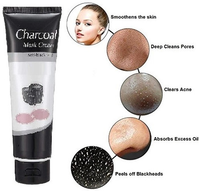 Jiwoo Brightening Charcoal Peel Off Mask - Deep Cleaning(130 g)