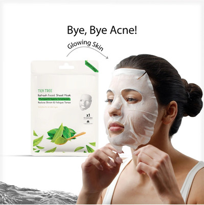 THTC Natural Tea Tree Sheet Mask with Serum(20 g)