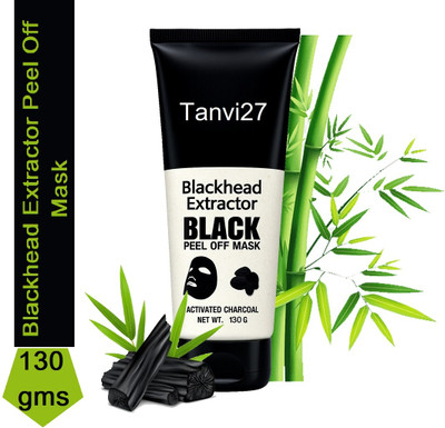tanvi27 NEW BLACKHEAD EXTRACTOR BLACK PEEL OFF MASK WITH ACTIVATED CHARCOAL(130 g)