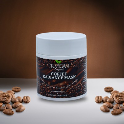 Dr Vegan Coffee Radiance Mask with Coffee Granules | Exfoliatong | Paraben Free - 100 gm(100 g)