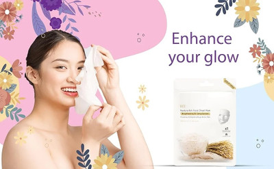 GFSU - GO FOR SOMETHING UNIQUE Deep Cleansing & Oil Control Rice Face Sheet Mask With Serum(20 g)