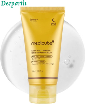 Deeparth Medicube Face Mask – Overnight Peel with Turmeric & Kojic Acid GMP1.035(75 ml)