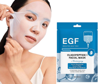 nuvya Daily Use Sheet Mask with EGF and Oligopeptide for Deep Skin Hydration(25 ml)