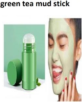Luipui green tea stick for face cleansing and gives smoothening pack of 1(40 g)