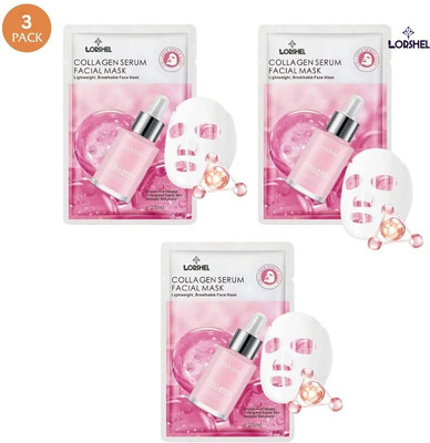 LORSHEL Collagen Sheet Mask Hydrate Nourish Skin(75 ml)