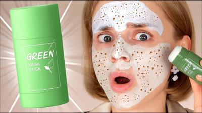 GABBU All Type Skin Green Tea Purifying Clay Stick Oil Control Cleaning Mask(40 g)