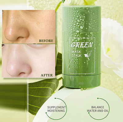 tanvi27 All Skin Type Green Tea Purifying Clay Face Cleansing Mask For Blackhead Remove(40 g)
