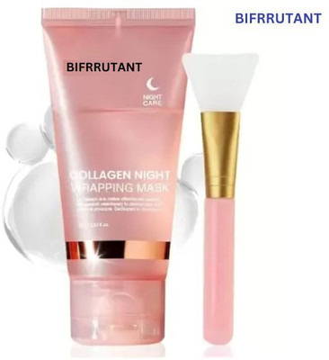 BIFRRUTANT Night Care with Collagen Peel Off Mask for Intense Hydration and Skin Renewal(75 ml)