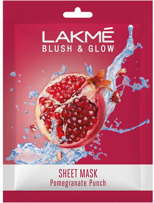 Lakmé Blush & Glow Pomegranate Sheet Mask(25 ml)