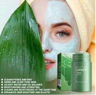 Luipui green tea face dirt clean mud stick for anti ageing(40 g)