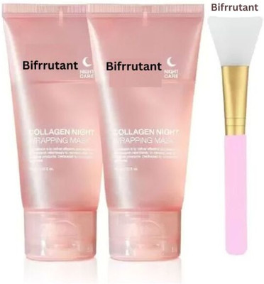 BIFRRUTANT Collagen Overnight Wrapping Mask for Skin Brightening(150 ml)