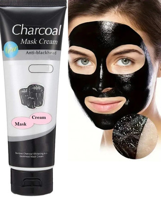 YAWI Ultra Whitening and Brightening Charcoal Peel Off Mask For Deep Cleansing Formu(130 g)