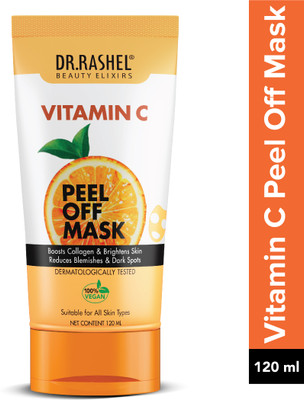 DR.RASHEL Vitamin C Peel Off Mask for Instant Glow, Anti Pollution & Blackhead Removal(120 ml)