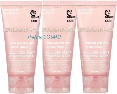 Prefetto COSMO Collagen Peel Off Mask Trio for Ageless Radiance(300 ml)