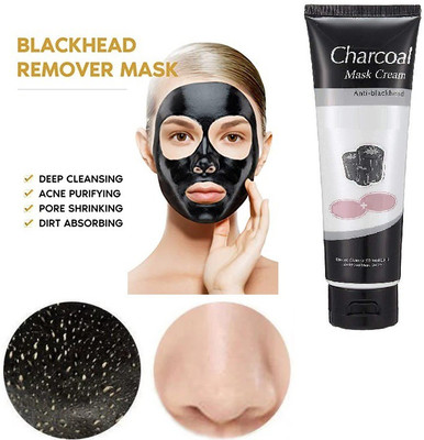 SEUNG Charcoal tube face cream for Prevents Pore Clogging & Removes Blackheads(100 g)