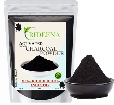 Rideena Natural Wood Charcoal Powder for face pack new face(700 g)