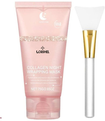 LORSHEL Collagen Overnight Wrapping Peel Off Facial Mask for Hydration Trending(75 ml)
