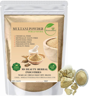 Beautoherb pure Natural Multani mitti Powder for face pack for skin(400 g)