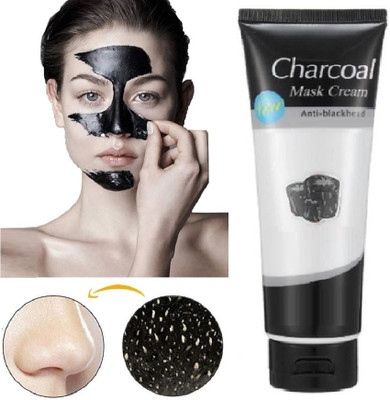 GFSU - GO FOR SOMETHING UNIQUE Charcoal Mask for Men, Purifying Peel Off Mask, Face Mask Peel Off(130 ml)