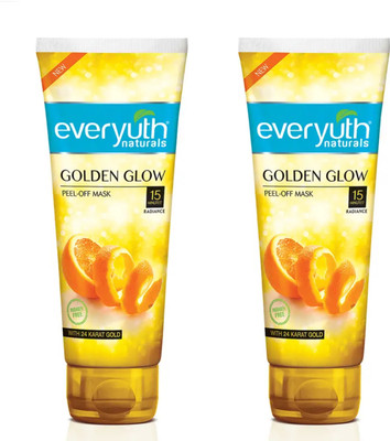 Everyuth Naturals Golden Glow Peel Off Mask Pack of 2(100 g)