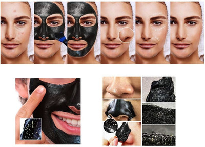 JANOST Best Charcoal off Mask Enriched with Fruits Extract and Vitamin-E(130 ml)