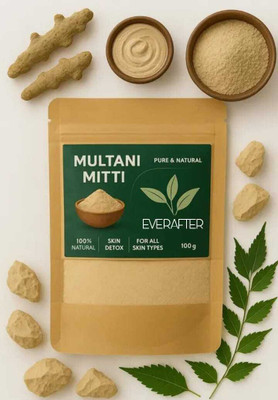 EVERAFTER Natural Multani Mitti Powder For Face, Skin And Hair(100 g)