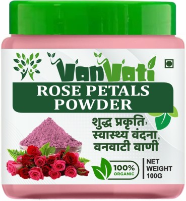 Vanvati Rose Petals Powder 100g Natural Beauty Enhancer for Face & Face Care(100 g)