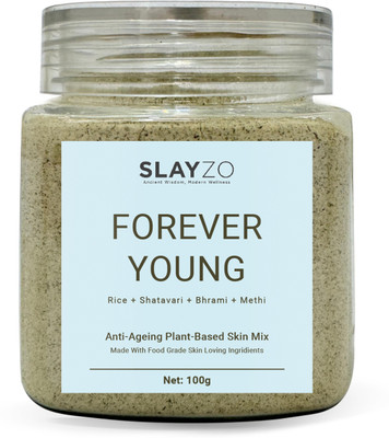 Slayzo Forever Young Plant Based Powder Mix For Wrinkle Reduction Skin Firming And Glow(100 g)