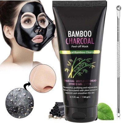 manasona Charcoal Face Mask, Peel-Off Facial Mask For Deep Cleansing,Blackhead Remover(130 g)