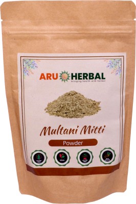 aru herbals Aru Herbal Multani Mitti Powder for Face Pack and hair mask Fuller's Earth(175 g)